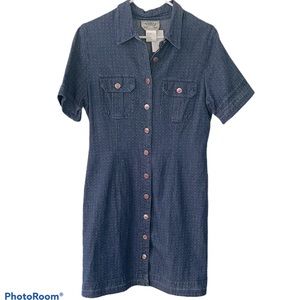 Vintage Tickets Clothing 100% cotton shirt dress